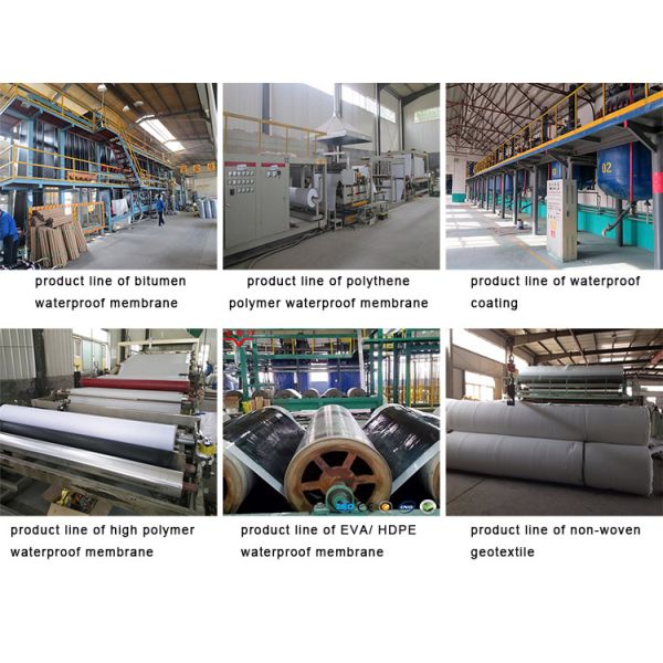 Long PP Basement Waterproofing Membrane Roofing Underlayment for PE Ceiling Tile Type