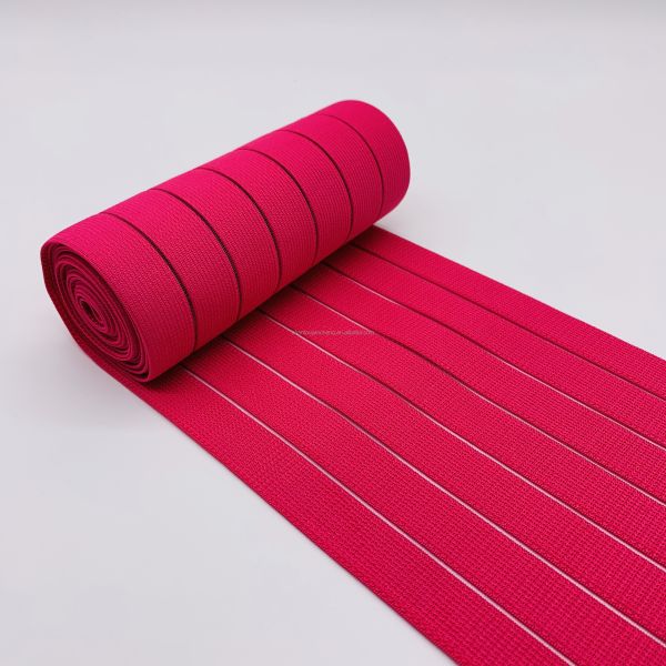 150mm Polyester elastic band  fish silk  for underwear with waist belt belly band
