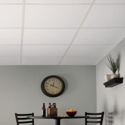 600mm Square Edge Gypsum PVC Tile For Hotel Interior Decoration