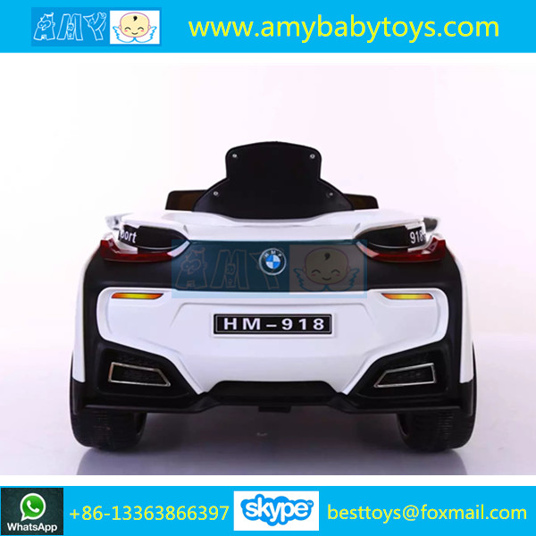 Christmas Promotional Gift 2016 Chinese Plastic Music Mini Car Toys Kids Electric Cars Kids BMW Cars