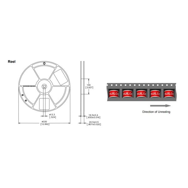 Тип 8mmX6mm 2RD-8 SMD 2 GDT нагнетательной трубы газа Arrester пульсации электрода 20KA для электропитаний