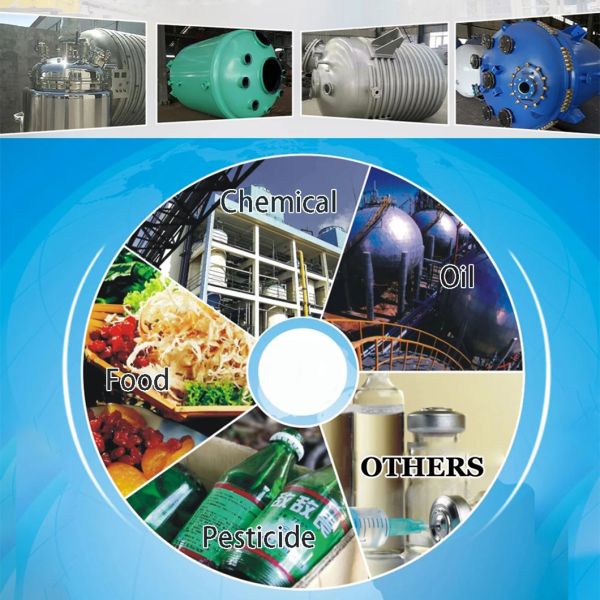 Stainless Steel Jacketed Double Layer Mixing Heating Tank within High Shear Mixer