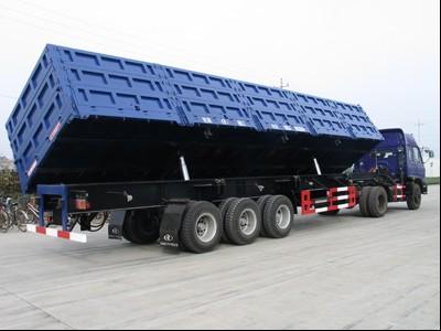 12000х2500х1500мм стальной суперссылки боковой наклонитель нагрузочный прицеп 60 тонн тандемный грузовик продажи
