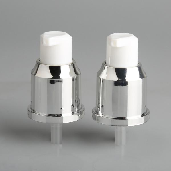 24mm 20mm Aluminum Cream Pump Treatment Pump with Over Cap Customized Request