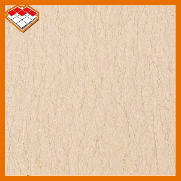 Golden Veins Beige Marble Slabs Customized Size For Wall / Flooring