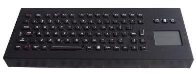 O preto móvel iluminou o teclado industrial com versão de Desktop do Touchpad