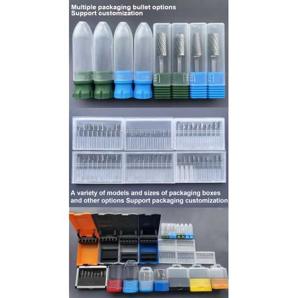 Taper Shape With Radius Tungsten Carbide Rotatory Double Cut for Tools Burr Plastic Generic Carbide Burr
