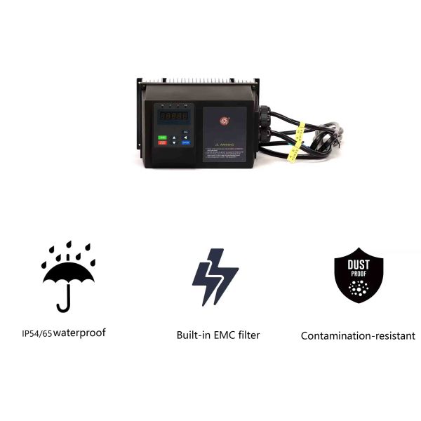 380V 2,2kw IP65 Lecteur de fréquence Inverseur Z5400A02D2K-BF Filtre électromagn