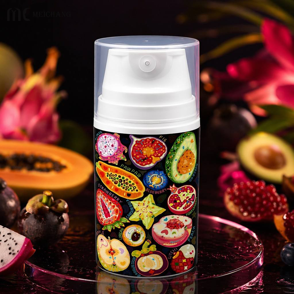 30ml-150ml Self-Sealing Airless Pump Bottle with Protective Cap | PP Vacuum Cosmetic Packaging Bottle(MC-227)