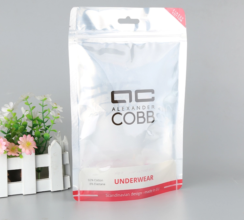 Zip Lock Frosted Resealable Poly Bags For Garment Packaging