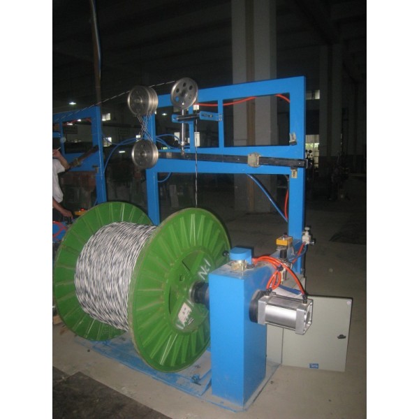 Pay Off Electrical Core Wire Bunching Machine Single Shaft Active Type Equipment