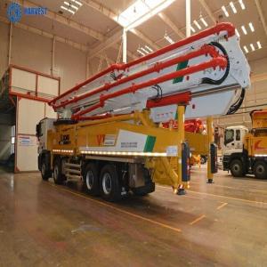 Camion remplissant de pompe concrète de la section 58m de la taille 1540mm 6 de