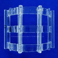 Custom Silicon Wafer Cleaning Rack Quartz Groove Boat High Temperature Resistant