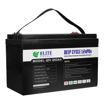 Bateria 120Ah do íon IP56 12V LiFePO4 do lítio sem efeito memória