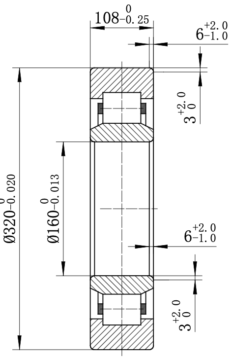 MEGE NU2332X3(30-52732)P5 Cylindrical Roller Bearing