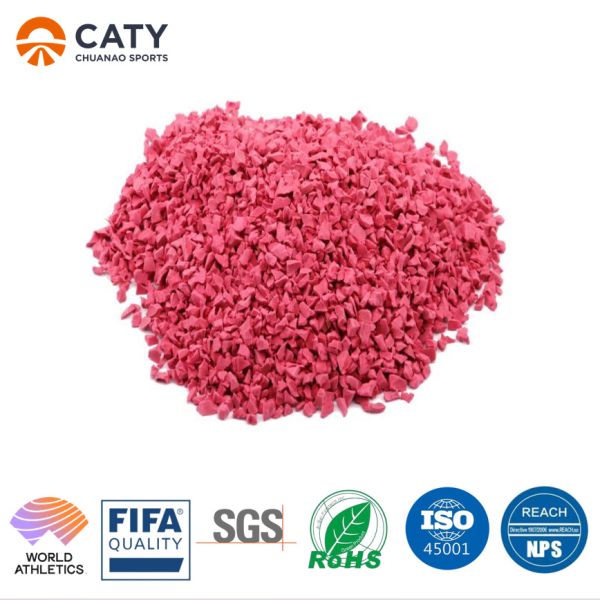 Multicolor Outdoor Playground Flooring Playground Crumb Rubber Granules EPDM