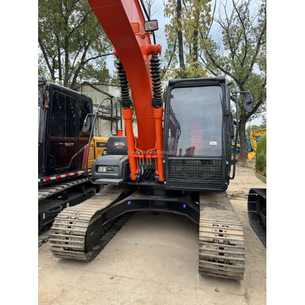 Excaver 12 tonnes de durabilité hydraulique à roues Hitachi 120 de l'excavateur d'occasion, avec un prix bas et de bonnes performances d'excavation