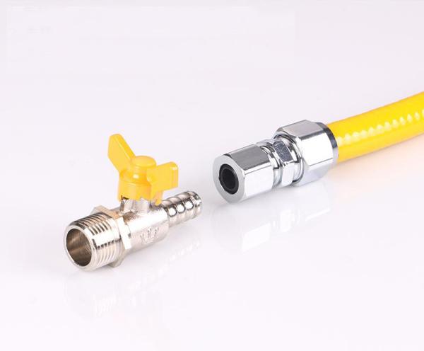 Stainless Steel DN13 Hose Connectors And Fittings Germany Standard ISO14001