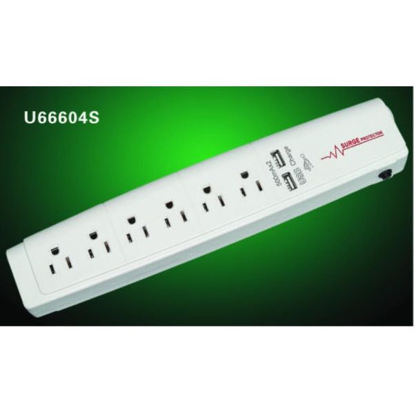 power sockets 6 output USA power strips with USB