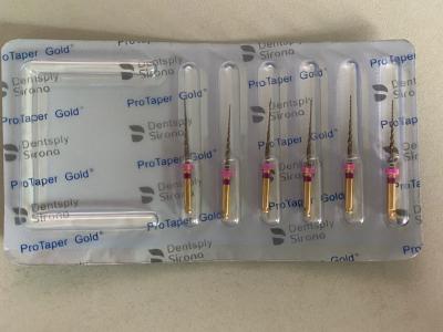 O ouro de Niti Endo Rotary Files ProTaper arquiva 6 arquivos pelo bloco