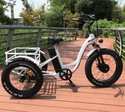 4.0 Inch Fat Tire Off Road Electric Bike For Adults 48V 10Ah Lithium Battery