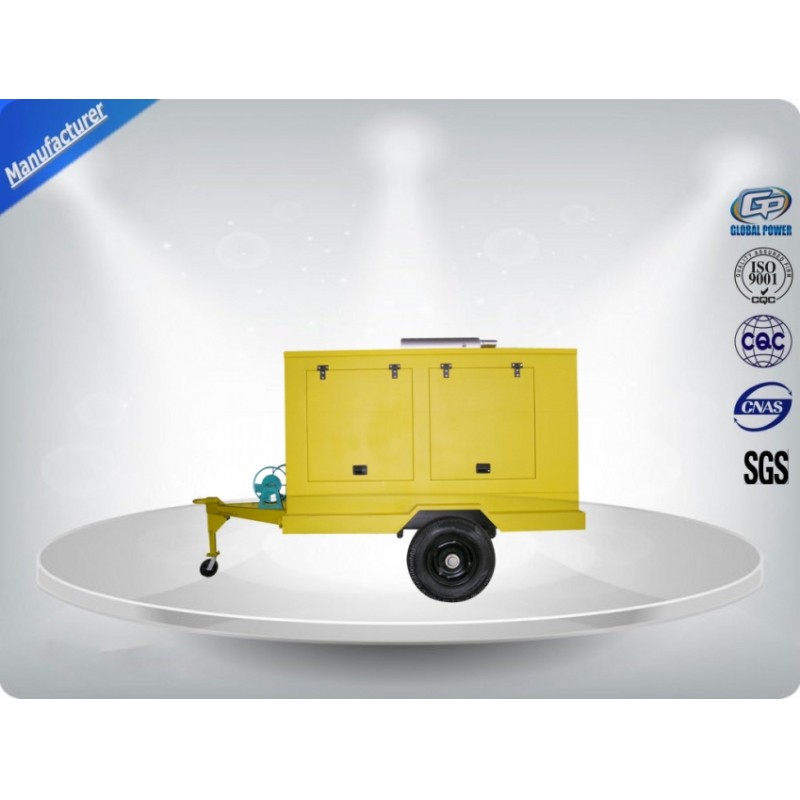 Three Phase Mobile Type Silent Diesel Generator Set 350kw Electrical