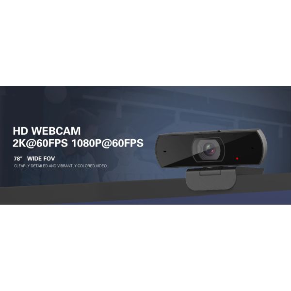 Fast Autofocus 2K 60FPS Webcam 1920x1080 1280x720 Camera For Streaming