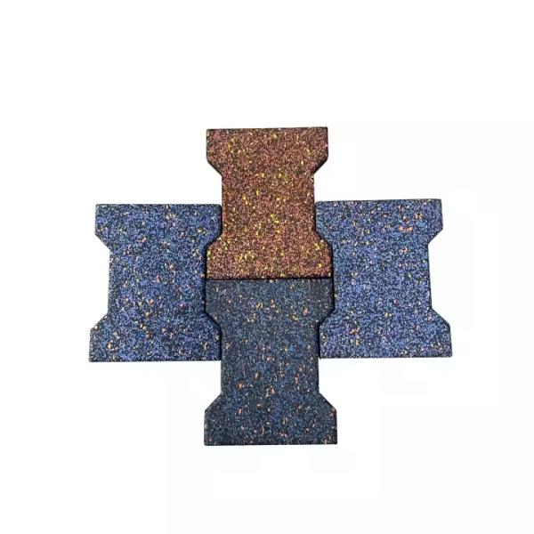 Rubber Bricks Dog Bone Shape Horse Stall Mats Horse Stable Rubber Tiles Backyard Rubber Floor Tiles