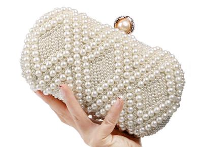 Cross-border new pearl dinner bag European and American lady banquet bag celebrity dress evening bag