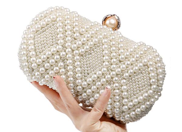Cross-border new pearl dinner bag European and American lady banquet bag celebrity dress evening bag