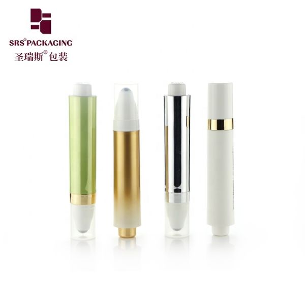 Wholesale Custom Colored Roller Bottle With Stainless Steel Ball 10ml Airless Bottle With Roll on Applicator