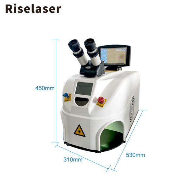 80W Desktop Gold Silver YAG Mini Dental Laser Welder Usar em casa Joias Máquina de Soldadura a Laser