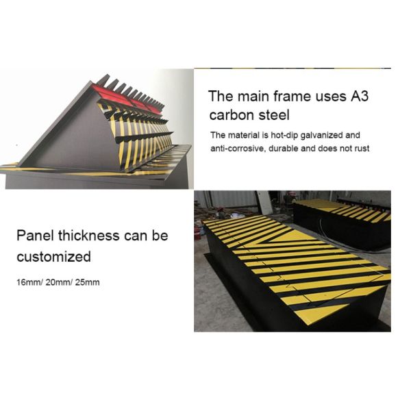 3.7KW A3 Steel Hydraulic Road Blocker with IP68 Protection for High-Security Vehicle Control