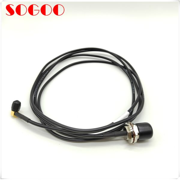 Huawei original 04047637VB LMR195 jumper, 90 degree SMA male to N Female bulkhead connector