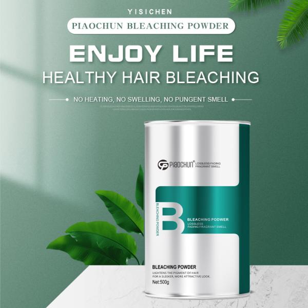 Safe and Ammonia-Free Hair Bleaching Powder Professional-Grade for All Hair Types Achieve Up to 8 Degrees of Hair Dyeing Effect