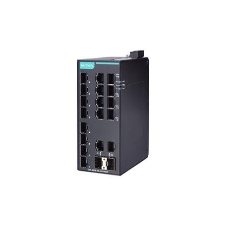 Simple Moxa switch EDS-2018-ML 16+2G-port Gigabit unmanaged Ethernet switches