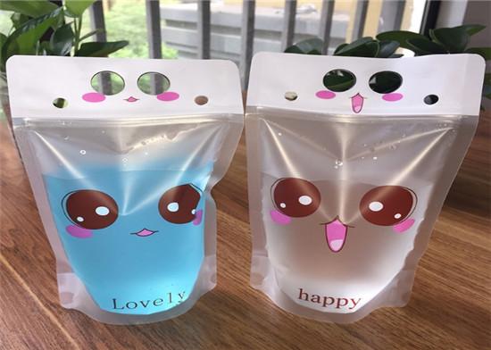 O fechamento do zíper levanta-se a cor personalizada sacos do tamanho CMYK para o alimento líquido