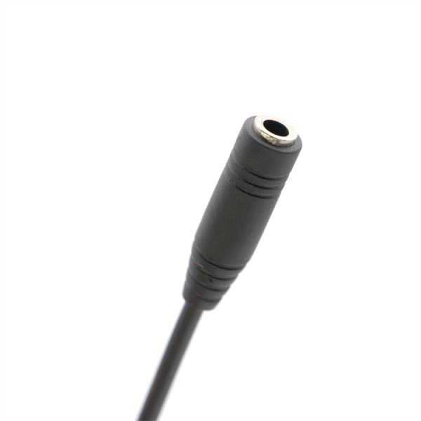 OEM RJ9 RJ10 a Mujer 3.5mm CTIA Plug Audio Jack Adaptador de auriculares Cable para teléfono