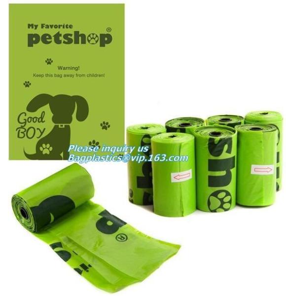 Earth Friendly 4 Rolls Refills Compostable Doggie Bag Poop,Super Thick And Leak-Proof corn starch compostable bio eco