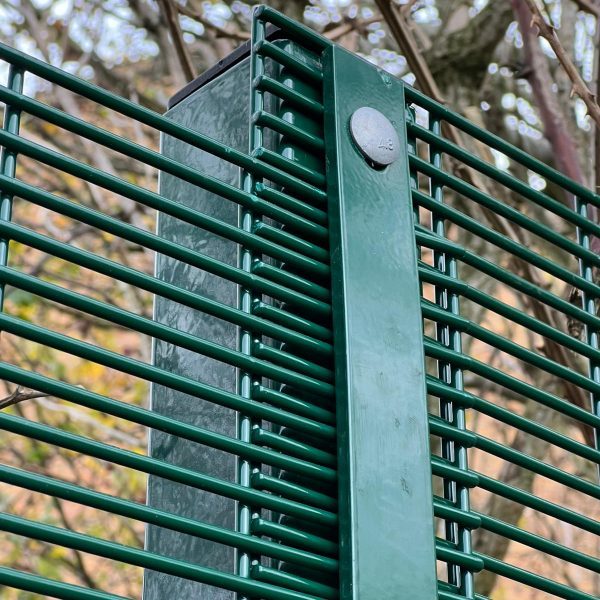 Galvanized PVC coated 358 anti climbing safety fence high-density transparent mesh guardrail