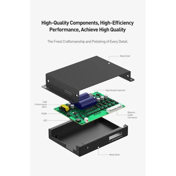 Jikong Smart Active Balancer 2A 4A 4s 8s 16s 20s 24s Bluetooth APP Li-ion LiFePO4 Lto Batteries