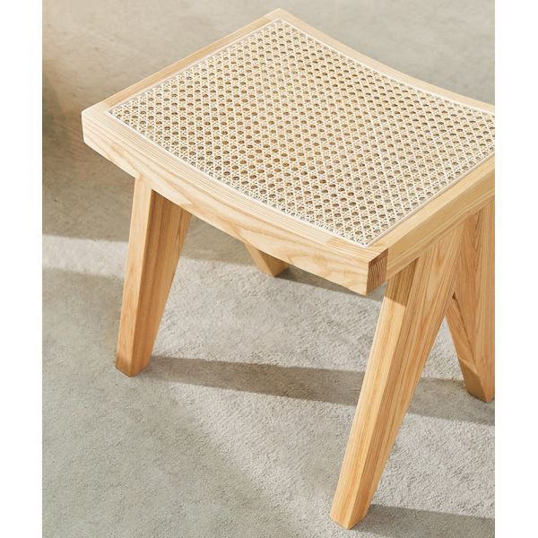 New Design Modern Solid Wood Chair Rattan Bench Leisure Dining Chair Bed Footstool Shoe Bench
