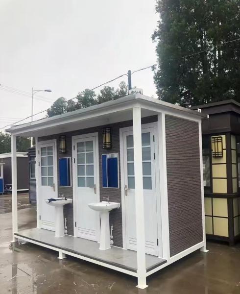 Containerized Emergency Sanitary Container Removable Toilet Anti Corrosion