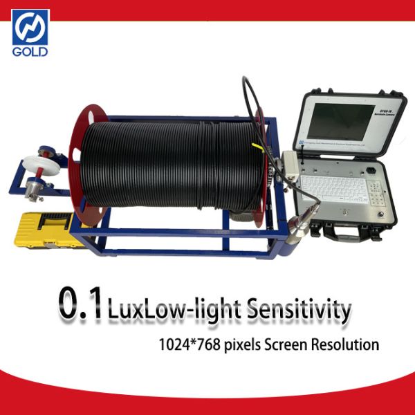 Stainless Steel Panoramic Borehole Inspection Camera for Geotechnical Exploration