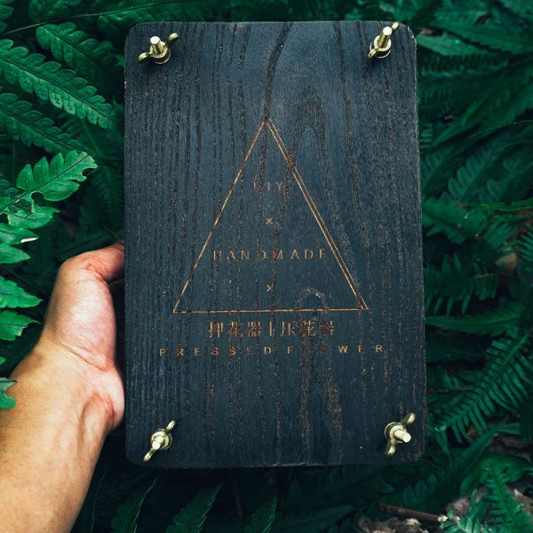 Kit de prensas de flores educativas ecológicas de madera de exterior reciclado