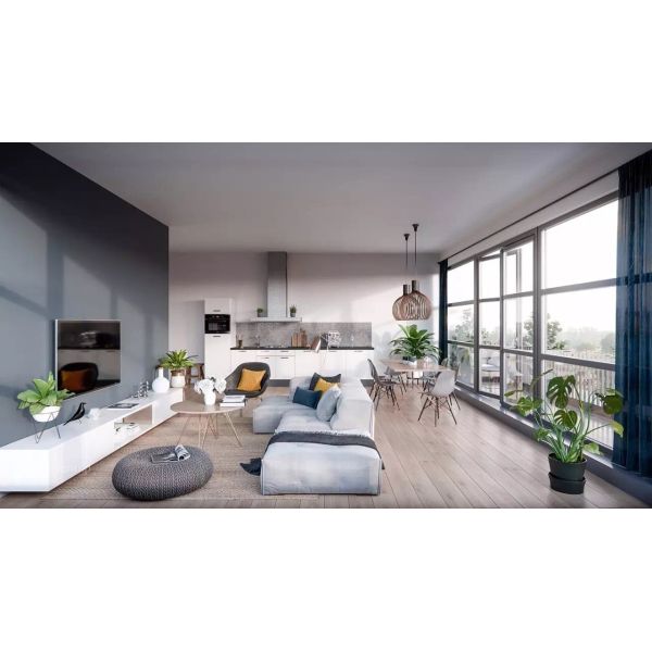 4500Pa 38dB 6063 T5 исправило Slimline окно алюминиевого сплава