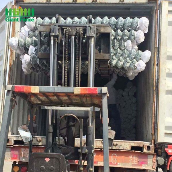 6 загородка звена цепи диаманта ноги Q195 сплетенная проводом