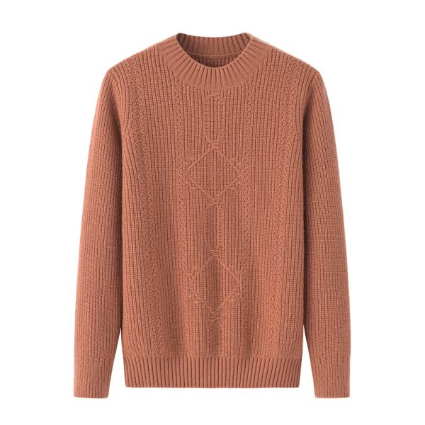 Высоким эластичным длинным свитер связанный рукавом применяет обложку к свитеру дружелюбных женщин случайному