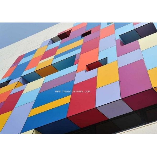 Anti Static Glossy ACP Sheets 11.50m Aluminum Composite Panel Cladding