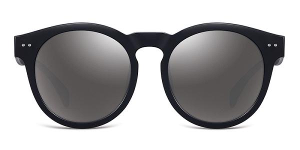 Women PEI Sunglasses Grey Blue Lens Ultra Light Eyeglass Frames UV Protection